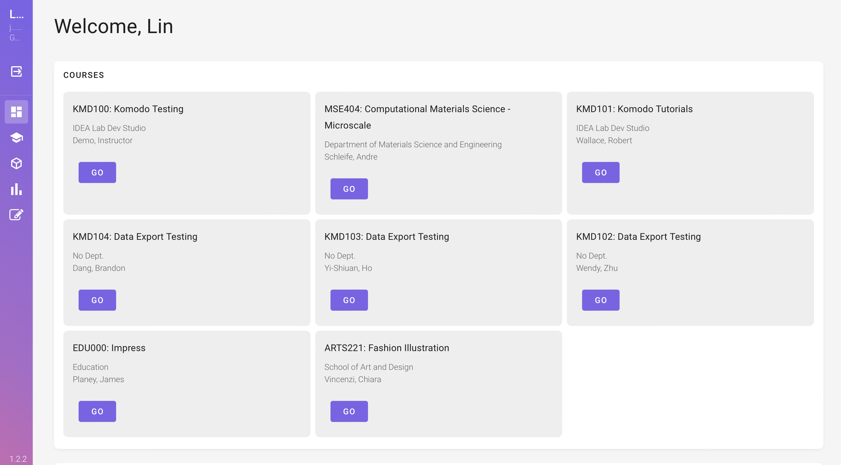 Komodo Web Interface